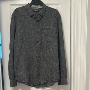 Kenneth Cole Charcoal Button-Down Shirt